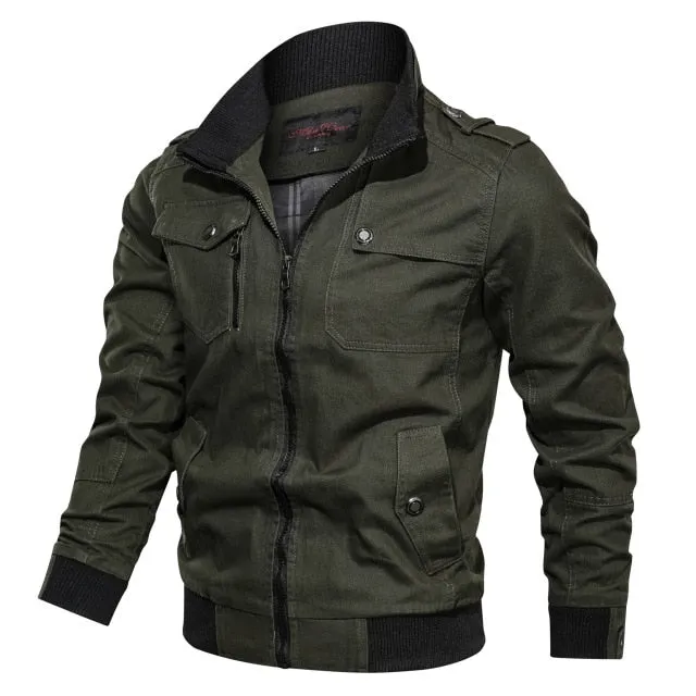 Winter Warm Military Jacket Men
