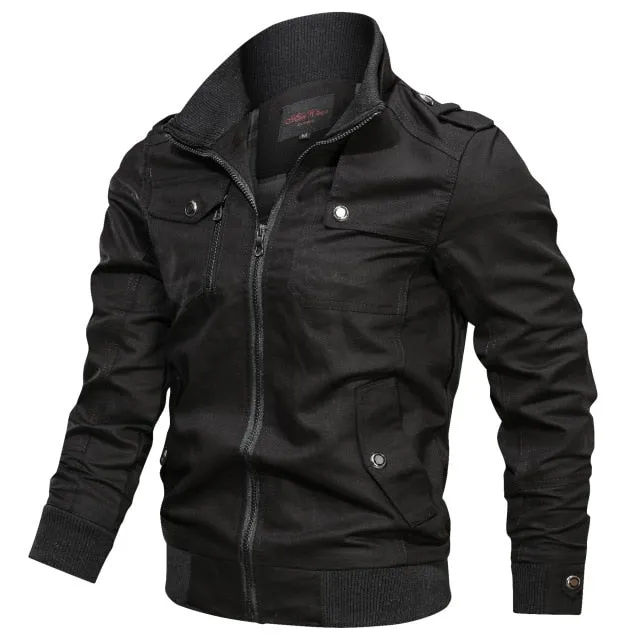 Winter Warm Military Jacket Men