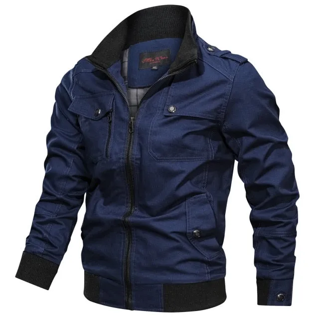 Winter Warm Military Jacket Men