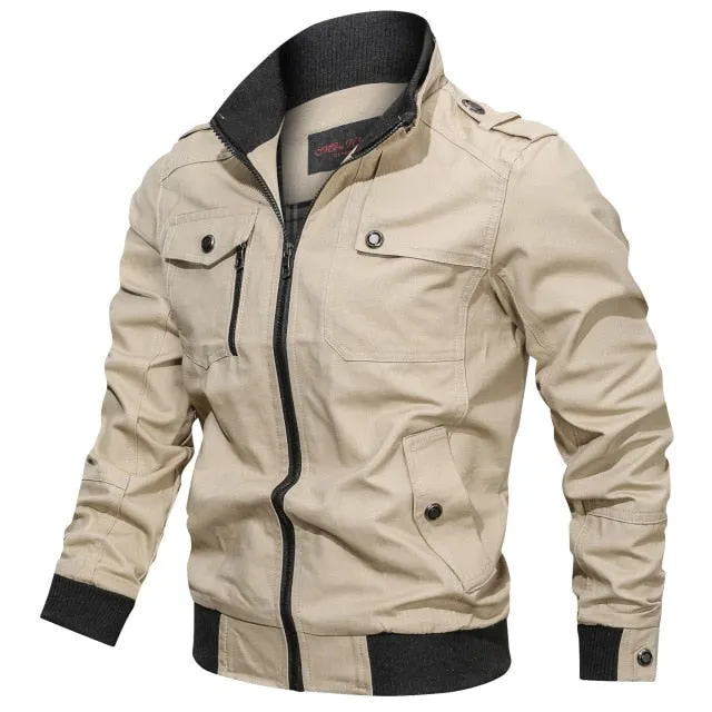 Winter Warm Military Jacket Men