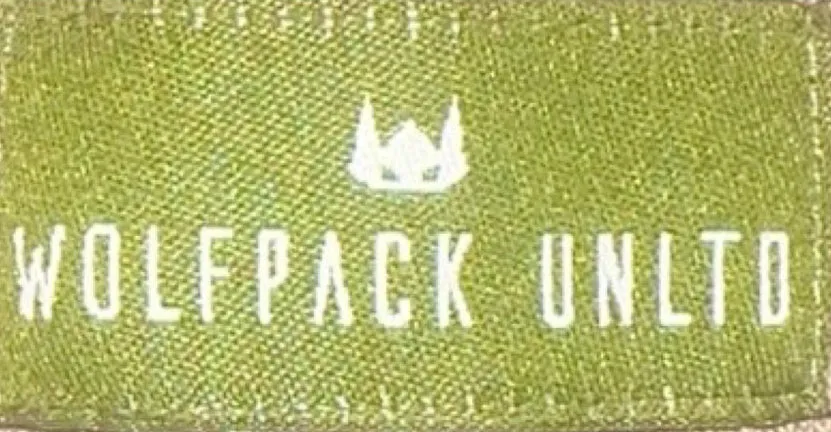 WOLFPACK UNLTD "RELAXXED"  PREMIUM EMBROIDERED CREW SWEATER | CYPRESS