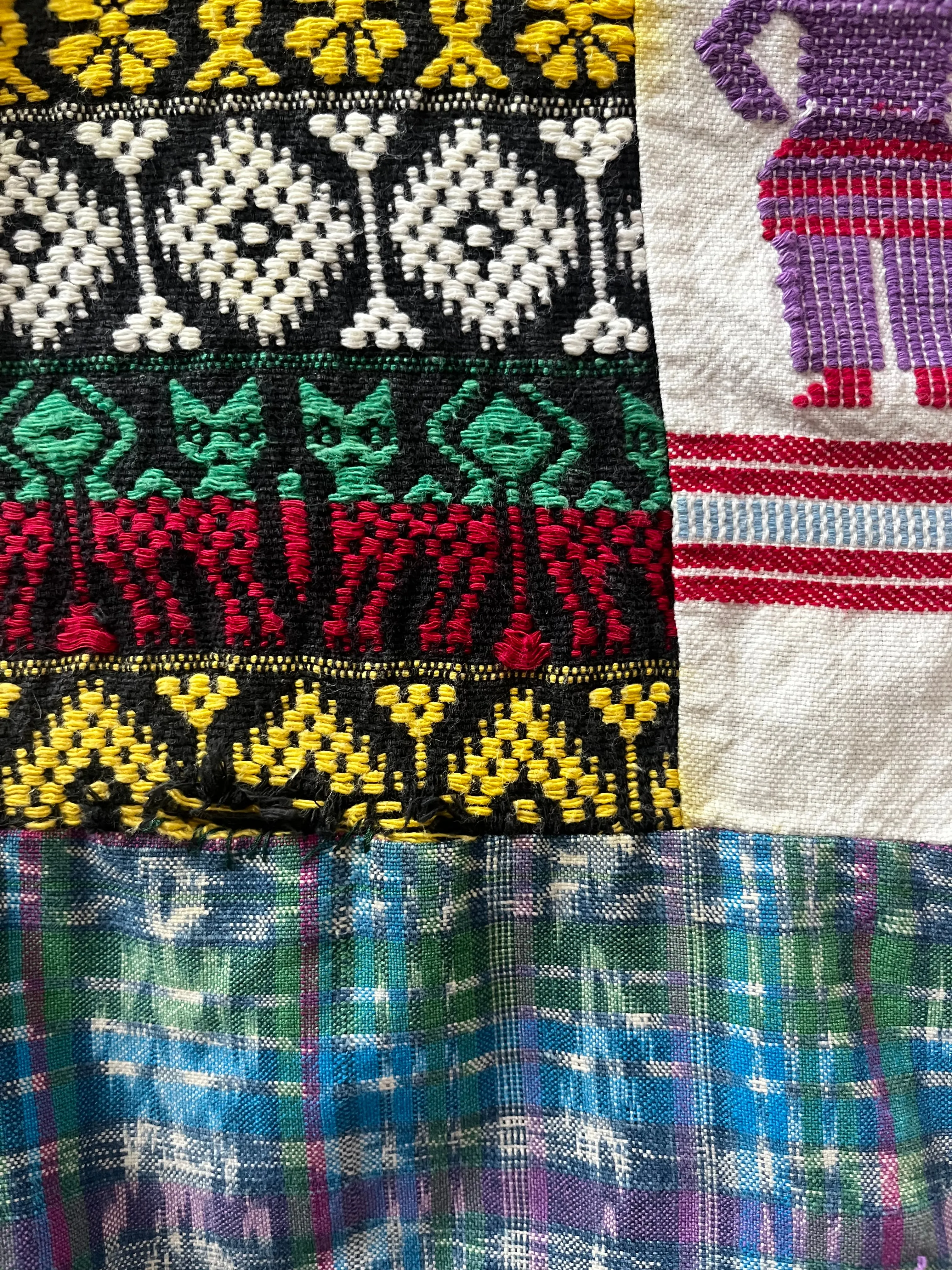 Woven and Embroidered Guatemalan Top