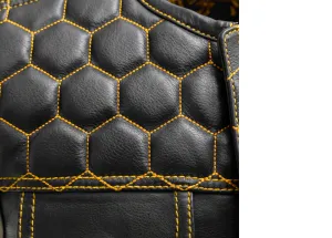 YELLOW FIM049CDM | Hornet - Men's Club Style Leather Vest