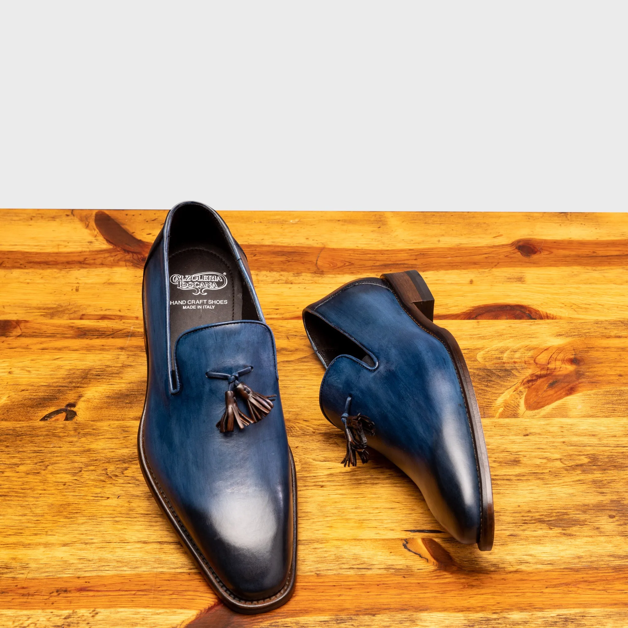 Z993 Calzoleria Toscana David Tassel Slip-On